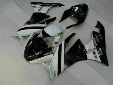 Noir Blanc 3M Touch4 09-12 Kawasaki ZX6R Carénages Moto