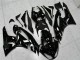 Noir Blanc Ninja 09-12 Kawasaki ZX6R Carénage Moto Noir Blanc Ninja 09-12 Kawasaki ZX6R Carénage Moto