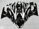 Noir Blanc Ninja 09-12 Kawasaki ZX6R Carénage Moto Noir Blanc Ninja 09-12 Kawasaki ZX6R Carénage Moto