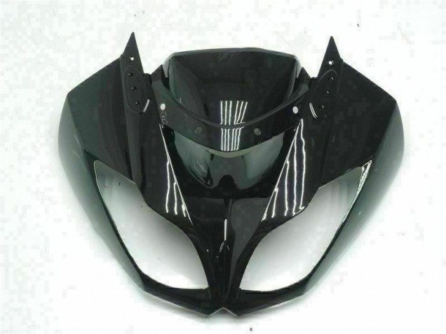 Noir Blanc Ninja 636 09-12 Kawasaki ZX6R Carénage Moto Noir Blanc Ninja 636 09-12 Kawasaki ZX6R Carénage Moto