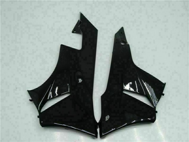 Noir Blanc Ninja 636 09-12 Kawasaki ZX6R Carénage Moto Noir Blanc Ninja 636 09-12 Kawasaki ZX6R Carénage Moto