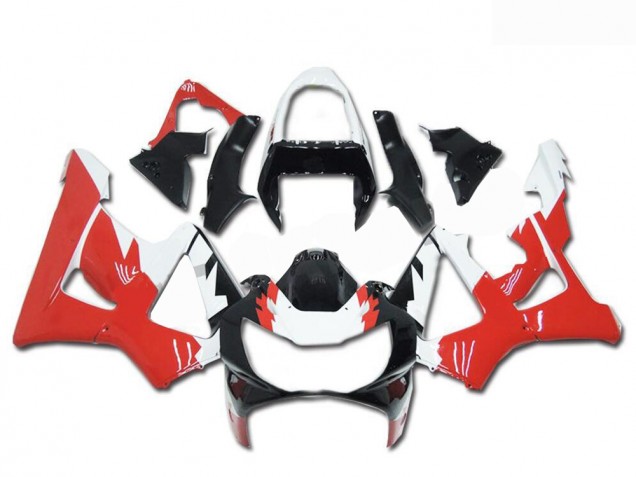 Noir Blanc Rouge 00-01 Honda CBR900RR 929RR Carénage Moto Noir Blanc Rouge 00-01 Honda CBR900RR 929RR Carénage Moto