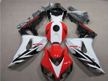 Noir Blanc Rouge Fireblade 06-07 Honda CBR1000RR Carénage Moto