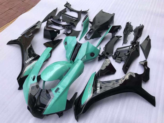 Noir Bleu 15-19 Yamaha YZF R1 Carénage Moto Noir Bleu 15-19 Yamaha YZF R1 Carénage Moto