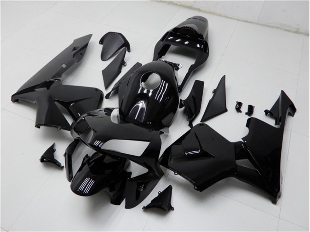 Noir Brillant 03-04 Honda CBR600RR Carénages Moto Noir Brillant 03-04 Honda CBR600RR Carénages Moto