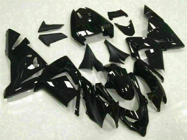 Noir Brillant 03-05 Kawasaki ZX10R Carénage Moto Noir Brillant 03-05 Kawasaki ZX10R Carénage Moto