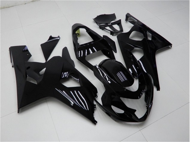 Noir Brillant 04-05 Suzuki GSXR 600/750 Carénage Moto Noir Brillant 04-05 Suzuki GSXR 600/750 Carénage Moto