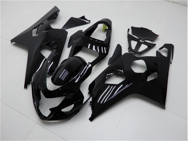Noir Brillant 04-05 Suzuki GSXR 600/750 Carénage Moto Noir Brillant 04-05 Suzuki GSXR 600/750 Carénage Moto