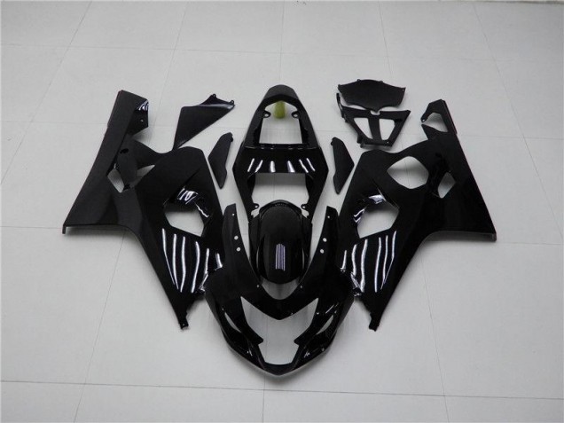 Noir Brillant 04-05 Suzuki GSXR 600/750 Carénage Moto Noir Brillant 04-05 Suzuki GSXR 600/750 Carénage Moto