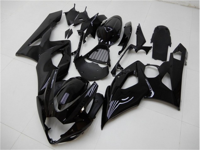 Noir Brillant 05-06 Suzuki GSXR 1000 Carénage Moto Noir Brillant 05-06 Suzuki GSXR 1000 Carénage Moto