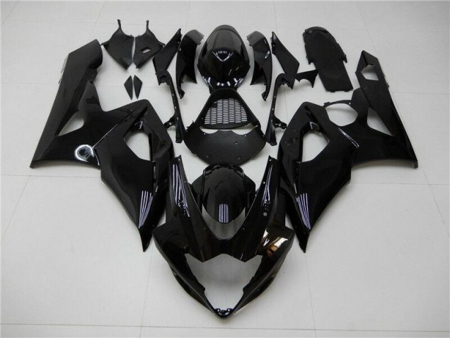 Noir Brillant 05-06 Suzuki GSXR 1000 Carénage Moto Noir Brillant 05-06 Suzuki GSXR 1000 Carénage Moto