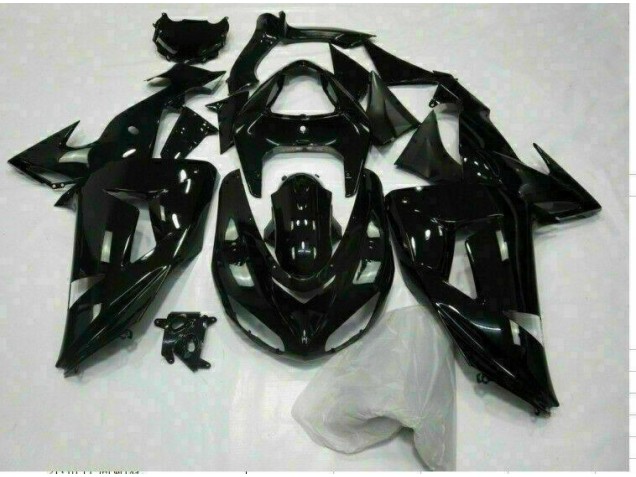 Noir Brillant 06-07 Kawasaki ZX10R Carénage Moto Noir Brillant 06-07 Kawasaki ZX10R Carénage Moto