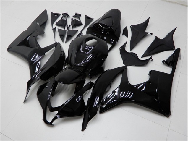 Noir Brillant 07-08 Honda CBR600RR Carénage Moto Noir Brillant 07-08 Honda CBR600RR Carénage Moto