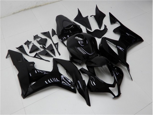 Noir Brillant 07-08 Honda CBR600RR Carénage Moto Noir Brillant 07-08 Honda CBR600RR Carénage Moto