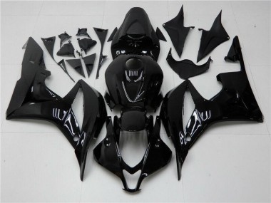 Noir Brillant 07-08 Honda CBR600RR Carénage Moto
