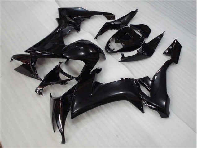 Noir Brillant 08-10 Kawasaki ZX10R Carénages Moto Noir Brillant 08-10 Kawasaki ZX10R Carénages Moto