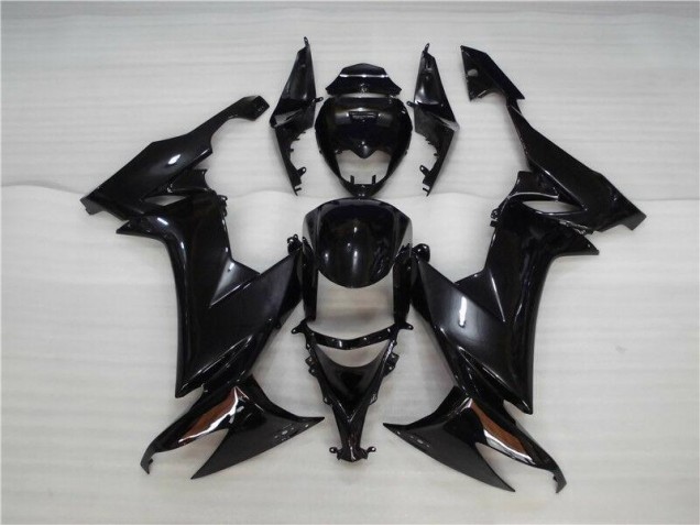 Noir Brillant 08-10 Kawasaki ZX10R Carénages Moto Noir Brillant 08-10 Kawasaki ZX10R Carénages Moto