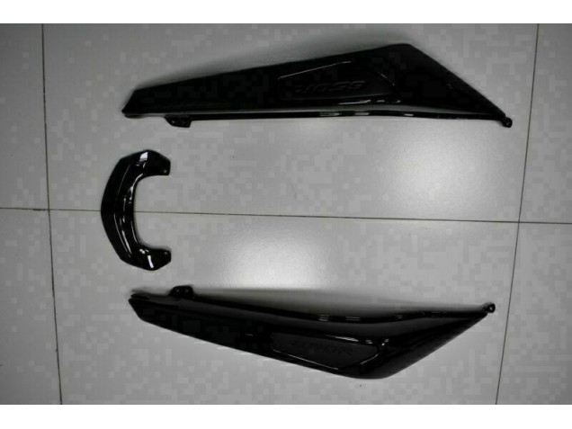 Noir Brillant 09-11 Kawasaki EX650 Carénage Moto Noir Brillant 09-11 Kawasaki EX650 Carénage Moto