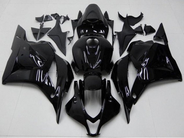 Noir Brillant 09-12 Honda CBR600RR Carénage Moto Noir Brillant 09-12 Honda CBR600RR Carénage Moto