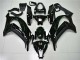 Noir Brillant 11-15 Kawasaki ZX10R Carénage Moto