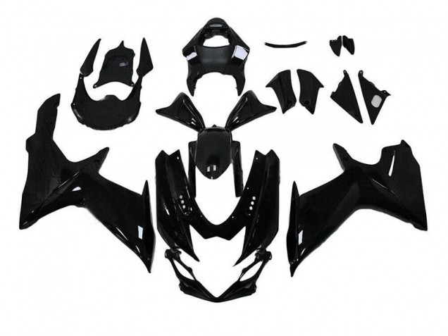 Noir Brillant 11-21 Suzuki GSXR 600/750 Carénage Moto Noir Brillant 11-21 Suzuki GSXR 600/750 Carénage Moto