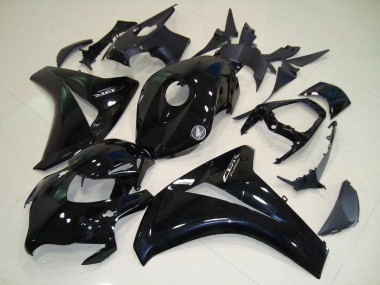 Noir Brillant Chrome Décalque 08-11 Honda CBR1000RR Carénage Moto
