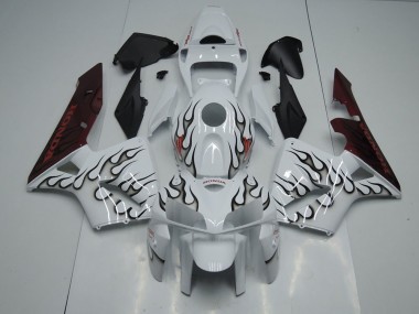 Noir Flamme 05-06 Honda CBR600RR Carénage Moto
