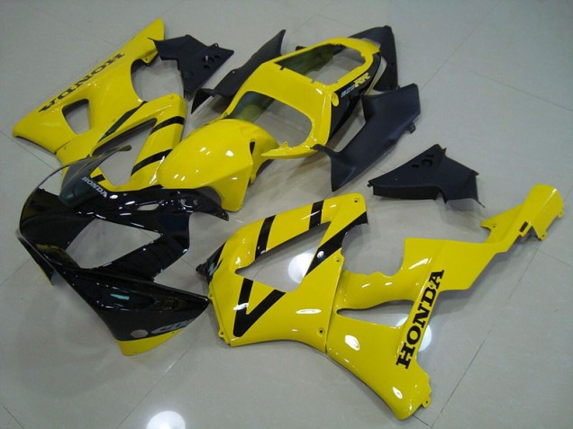 Noir Jaune 00-01 Honda CBR900RR 929 Carénage Moto Noir Jaune 00-01 Honda CBR900RR 929 Carénage Moto