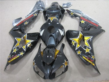 Noir Jaune Énergie DRINK 06-07 Honda CBR1000RR Carénage Moto