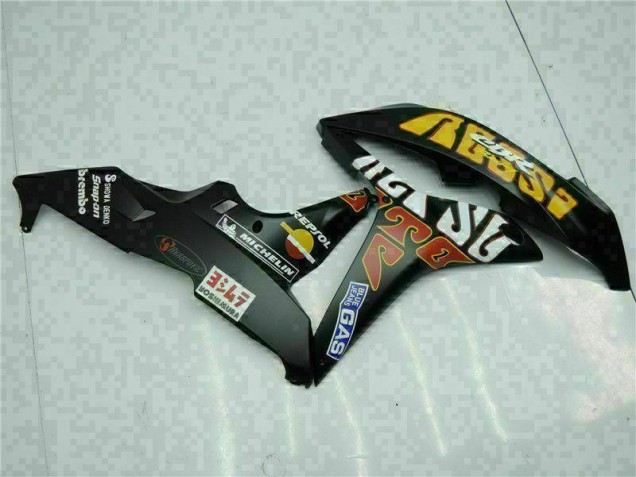Noir Jaune Repsol 46 07-08 Honda CBR600RR Carénage Moto Noir Jaune Repsol 46 07-08 Honda CBR600RR Carénage Moto