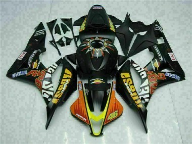 Noir Jaune Repsol 46 07-08 Honda CBR600RR Carénage Moto