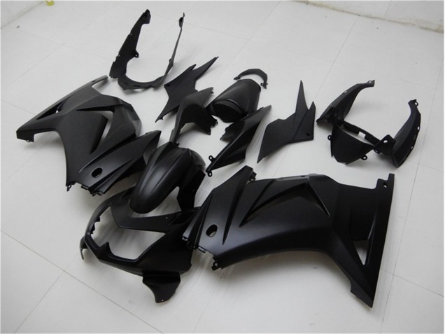 Noir Mat 08-12 Kawasaki EX250 Carénage Moto Noir Mat 08-12 Kawasaki EX250 Carénage Moto