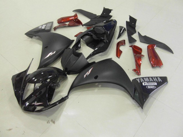 Noir Mat 12-14 Yamaha YZF R1 Carrosserie Moto Noir Mat 12-14 Yamaha YZF R1 Carrosserie Moto