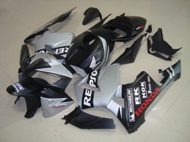 Noir Mat Argent Repsol 05-06 Honda CBR600RR Carénage Moto