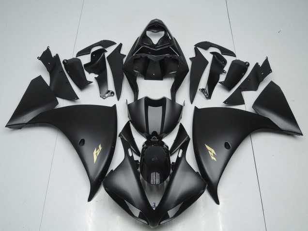 Noir Mat Décalque 12-14 Yamaha YZF R1 Carénage Moto Noir Mat Décalque 12-14 Yamaha YZF R1 Carénage Moto