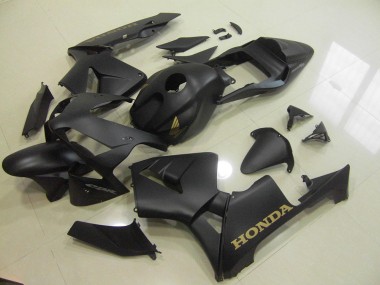 Noir Mat Or 03-04 Honda CBR600RR Carénage Moto