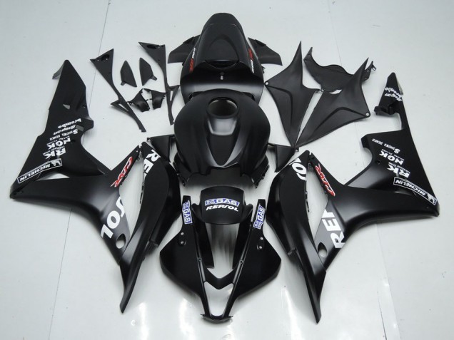 Noir Mat Repsol 07-08 Honda CBR600RR Carénage Moto Noir Mat Repsol 07-08 Honda CBR600RR Carénage Moto