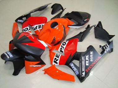 Noir Mat Repsol Courses 05-06 Honda CBR600RR Carénage Moto