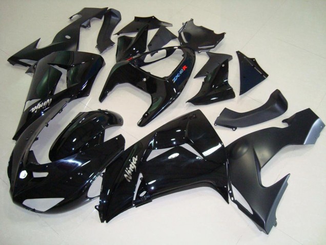 Noir Noir Mat 06-07 Kawasaki ZX10R Carénage Moto Noir Noir Mat 06-07 Kawasaki ZX10R Carénage Moto