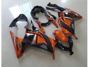 Noir Orange 13-16 Kawasaki ZX300R Carénage Moto