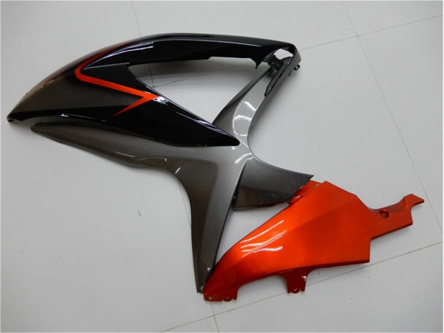 Noir Orange Gris 08-10 Suzuki GSXR 600/750 Carénage Moto Noir Orange Gris 08-10 Suzuki GSXR 600/750 Carénage Moto