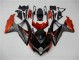 Noir Orange Gris 08-10 Suzuki GSXR 600/750 Carénage Moto Noir Orange Gris 08-10 Suzuki GSXR 600/750 Carénage Moto