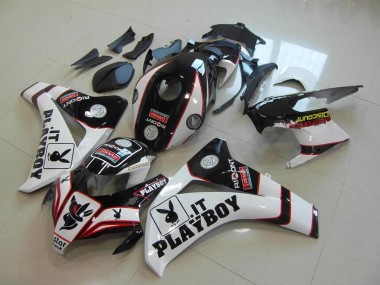 Noir Playboy 08-11 Honda CBR1000RR Carénage Moto