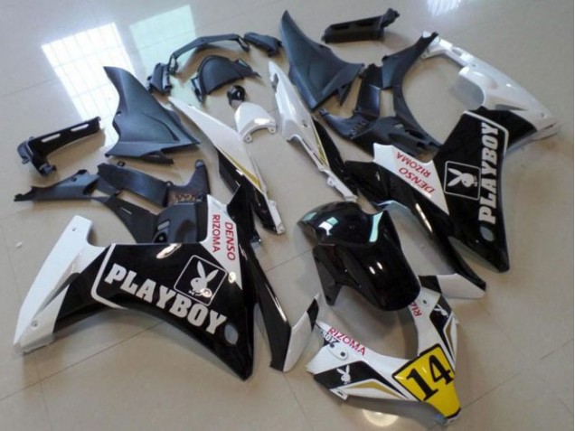 Noir Playboy 14 13-15 Honda CBR500RR Carénage Moto Noir Playboy 14 13-15 Honda CBR500RR Carénage Moto