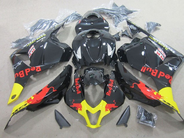 Noir Red Bull 09-12 Honda CBR600RR Carénages Moto Noir Red Bull 09-12 Honda CBR600RR Carénages Moto