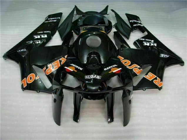 Noir Repsol 05-06 Honda CBR600RR Carénage Moto Noir Repsol 05-06 Honda CBR600RR Carénage Moto