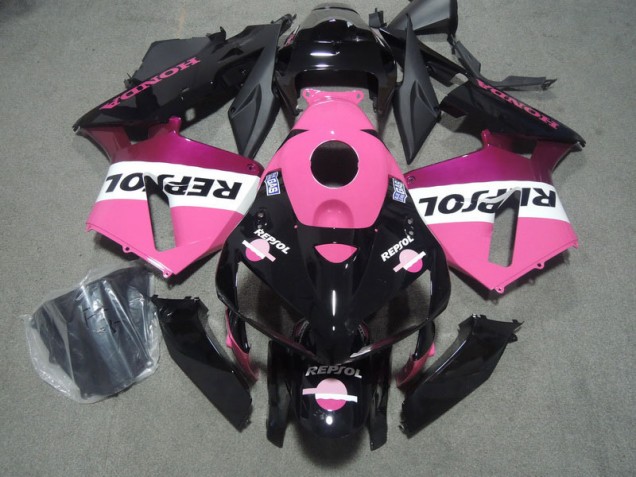 Noir Rose Repsol 04-05 Honda CBR1000RR Carénage Moto Noir Rose Repsol 04-05 Honda CBR1000RR Carénage Moto