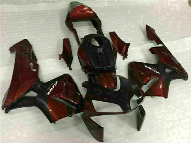 Noir Rouge 03-04 Honda CBR600RR Carénage Moto Noir Rouge 03-04 Honda CBR600RR Carénage Moto