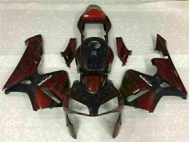 Noir Rouge 03-04 Honda CBR600RR Carénage Moto