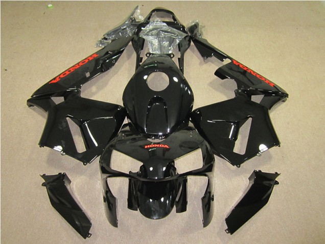 Noir Rouge 05-06 Honda CBR600RR Carénages Moto Noir Rouge 05-06 Honda CBR600RR Carénages Moto